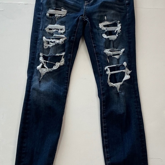 American Eagle Outfitters Denim - American Eagle 360 Ne(x)t Level Stretch High Rise Patched Jeggings Size 4
